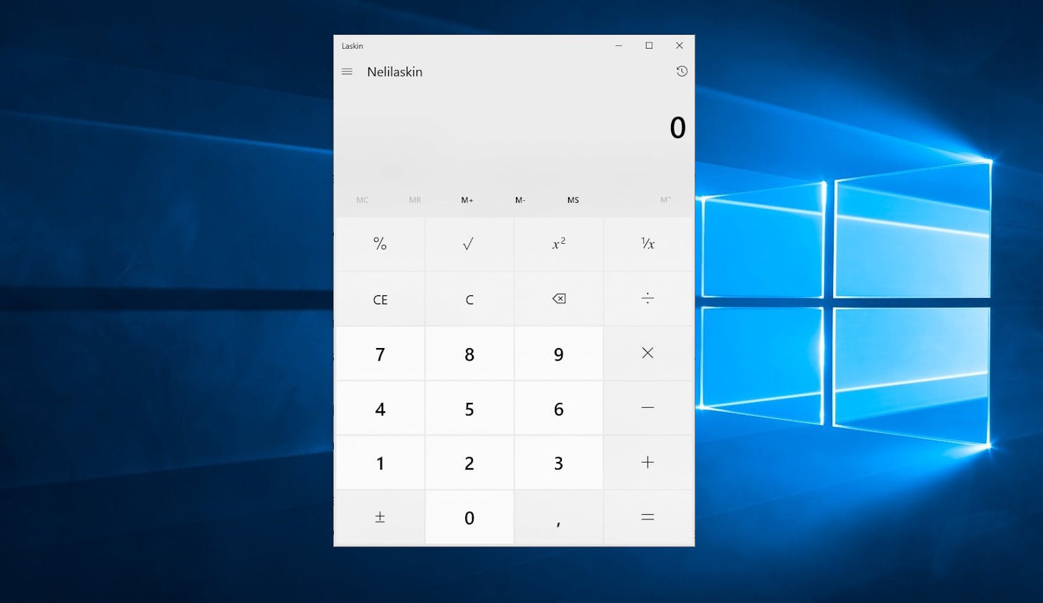 Windows 10:n Laskin